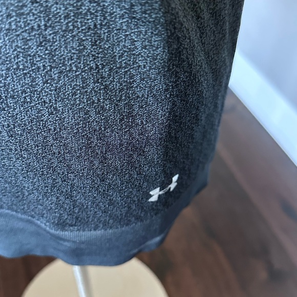 Under Armour Funnel-Neck Pullover Threadborne Heat Gear Running Base Layer Black - Picture 6 of 12